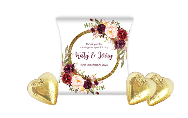 Masala Corners Wedding Personalised Pillow Boxes