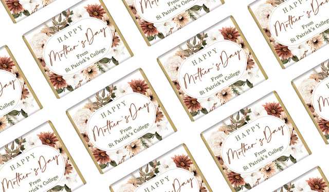 Elegant Flowers Mother's Day Mini Chocolates