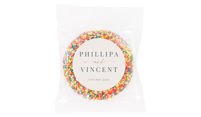 Natural Simplicity Personalised Giant Chocolate Freckles