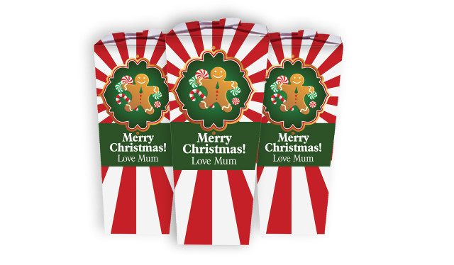 Gingerbread Man Christmas Chocabox