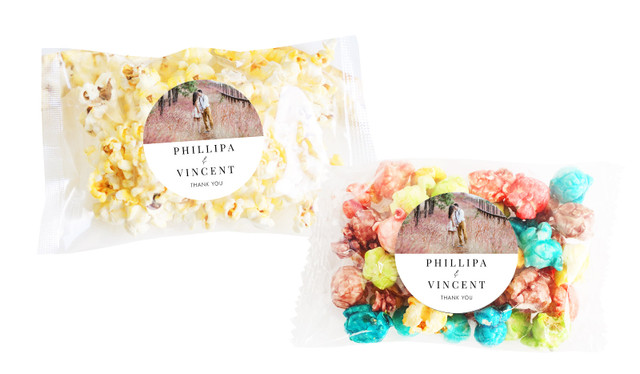 Simple Photo Personalised Popcorn Bag
