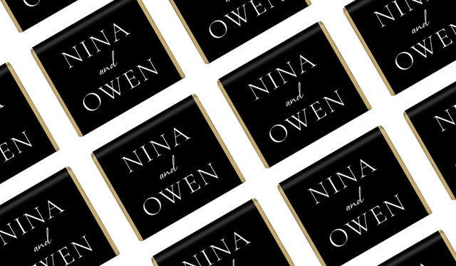 Right Aligned Wedding Mini Chocolates