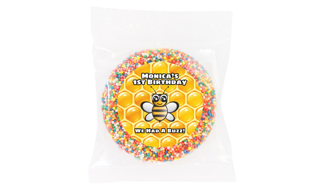 Bumble Bee Personalised Giant Chocolate Freckle