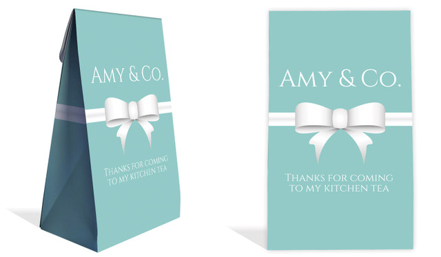 Kitchen & Co. Bridal Shower Personalised Gusset Favour Bag