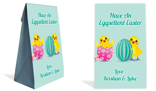 Chickens Hatching Personalised Gusset Favour Bag