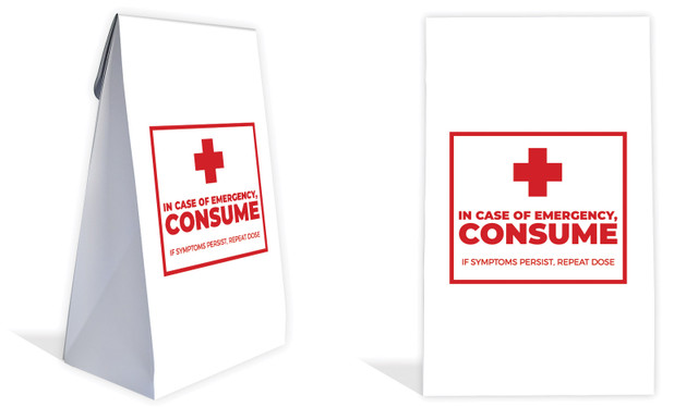 Emergency Consume International Nurses Day Personalised Gusset Favour Bag