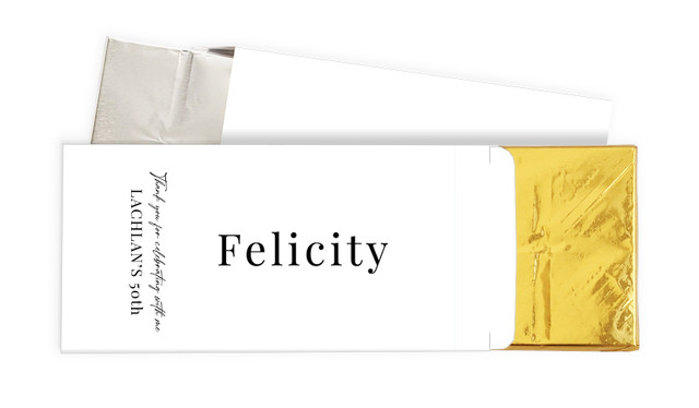 Guest Centric Personalised Chocolate Bar In A Box