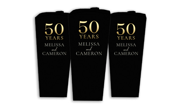 Big 50 Anniversary Personalised Chocaboxes