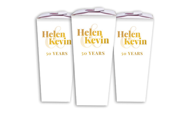 Bold Names Anniversary Personalised Chocaboxes