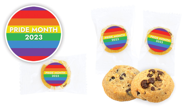 Simple Flag Pride Personalised Bite-Size Cookie 5g