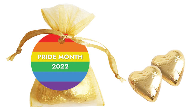 Simple Flag Pride Personalised Organza Bag