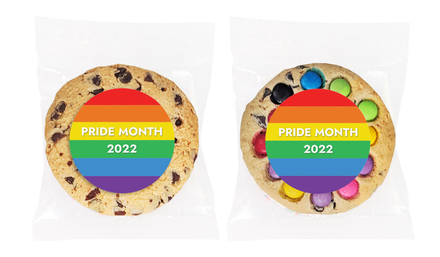 Simple Flag Pride Personalised Cookie