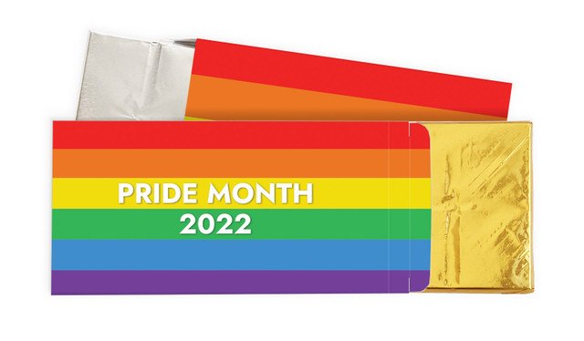 Simple Flag Pride Personalised Chocolate Bar In A Box
