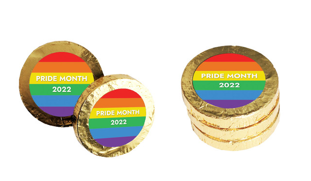 Simple Flag Pride Custom Chocolate Coin