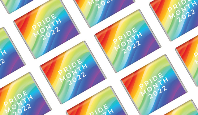 Contemporary Pride Personalised Mini Chocolates