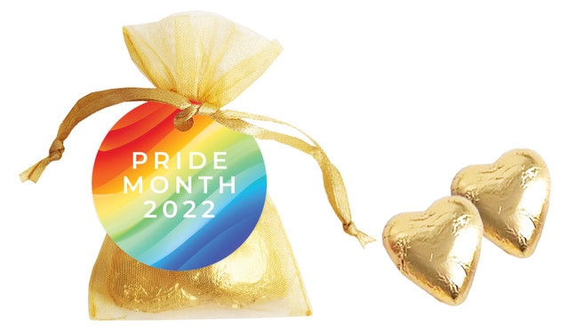 Contemporary Pride Personalised Organza Bag