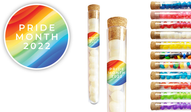 Contemporary Pride Personalised Test Tubes