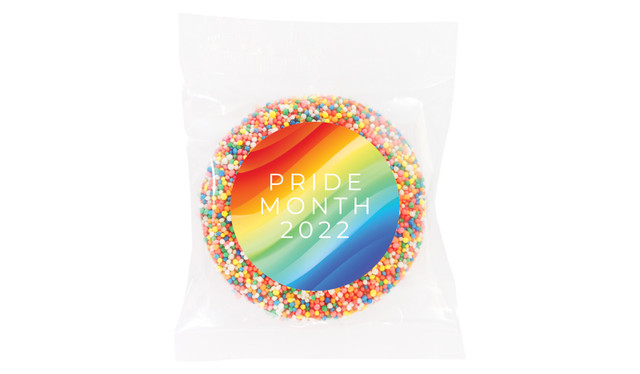 Contemporary Pride Personalised Chocolate Freckle