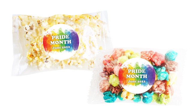 Painted Rainbow Pride Personalised Popcorn Bag