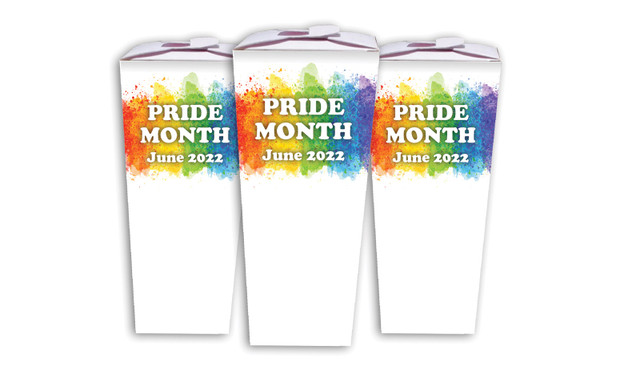 Painted Rainbow Pride Personalised Chocaboxes