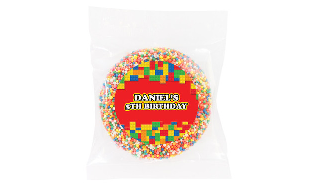 Building Blocks Personalised Giant Chocolate Freckle