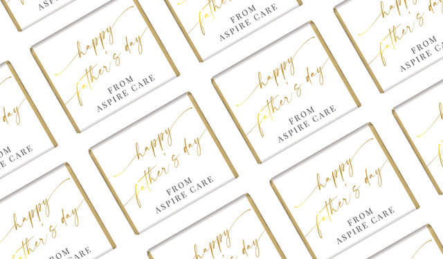 Golden Script Father's Day Mini Chocolates