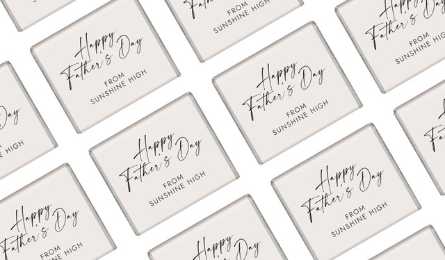 Natural Father's Day Mini Chocolates