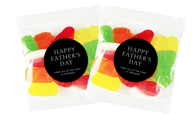 Black Fathers Day Personalised Lolly Bag