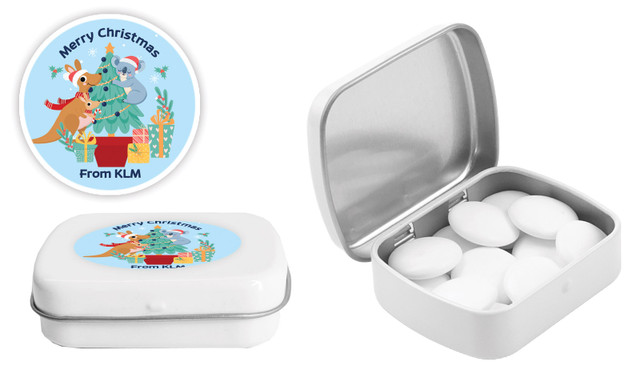 Aussie Animals Christmas  Personalised Mint Tin