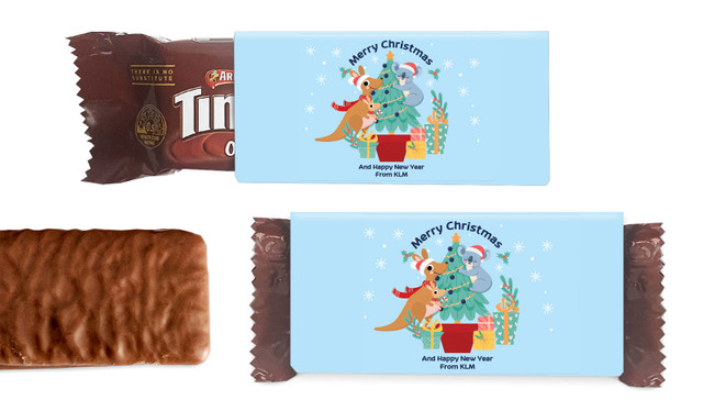 Aussie Animals Christmas Individual TimTam TM (Box Of 150)