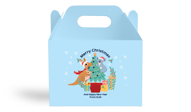 Aussie Animals Personalised Gable Favour Box
