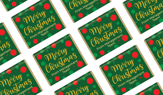 Xmas Dots Christmas Mini Chocolates