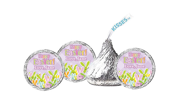 Fluffle Of Bunnies Easter Personalised Hershey's Kisses