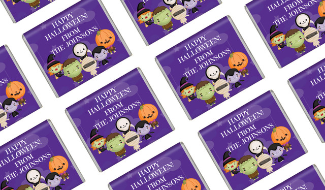 Cute Creatures Halloween Mini Chocolates