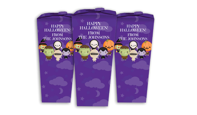 Cute Creatures Halloween Personalised Chocaboxes