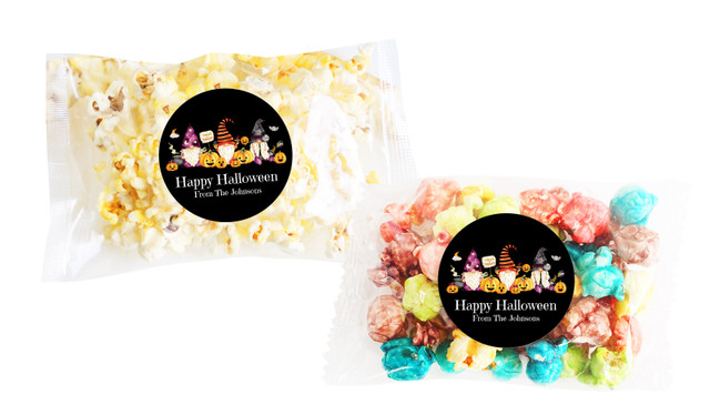 WIzard Gnomes Halloween Personalised Popcorn Bag