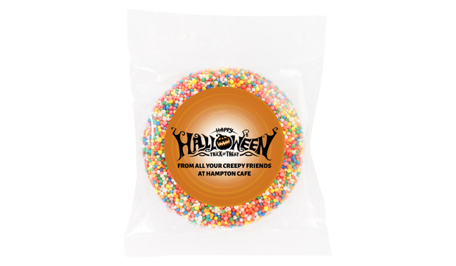 Halloween Script Personalised Halloween Chocolate Freckle