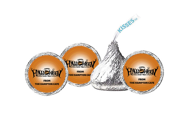 Halloween Script Halloween Personalised Hersheys Kisses