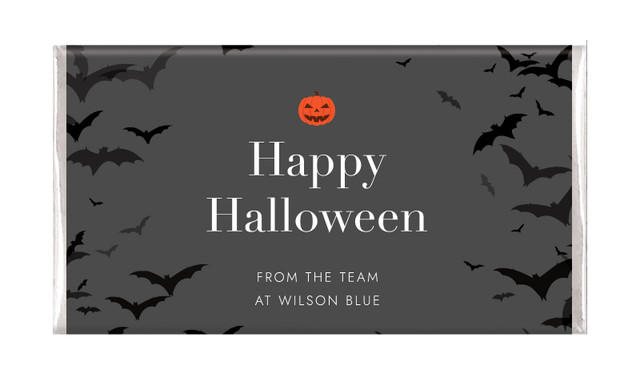 Pumpkin Head Halloween Personalised Chocolate Bar