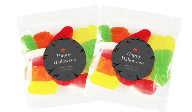 Pumpkin Head Halloween Personalised Lolly Bag