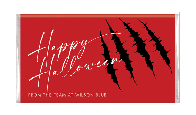 Slash Halloween Personalised Chocolate Bar