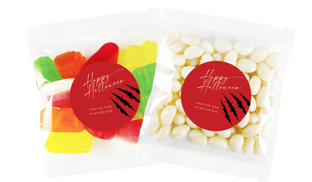 Slash Halloween Personalised Lolly Bag