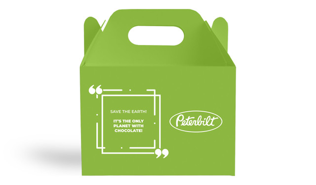 Save The Earth Meme Personalised Gable Favour Box