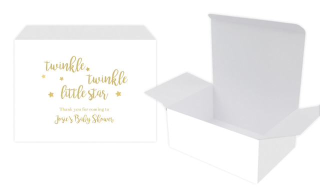 Twinkle Twinkle Baby Shower Personalised Tuck Gift Box