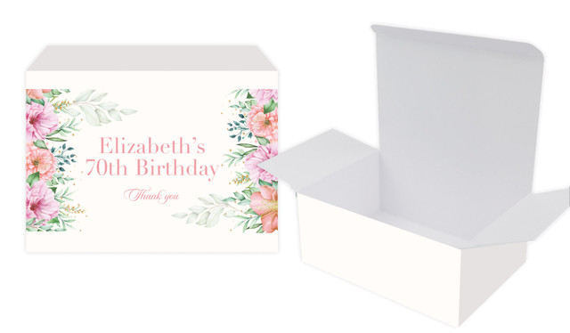 Beautiful Blooms Personalised Tuck Gift Box