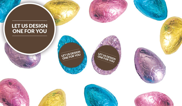 Let Us Design For You Personalised Chocolate Half Easter Eggs