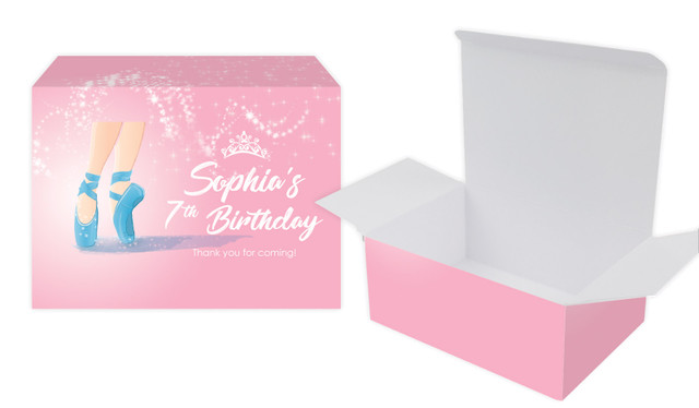 Ballet Kids Party Personalised Tuck Gift Box