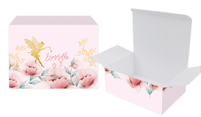Little Fairy Kids Party Personalised Tuck Gift Box