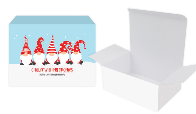 Gnomies Christmas Personalised Tuck Gift Box