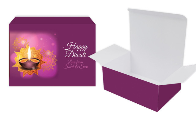 Festive Flames Diwali Personalised Tuck Gift Box
